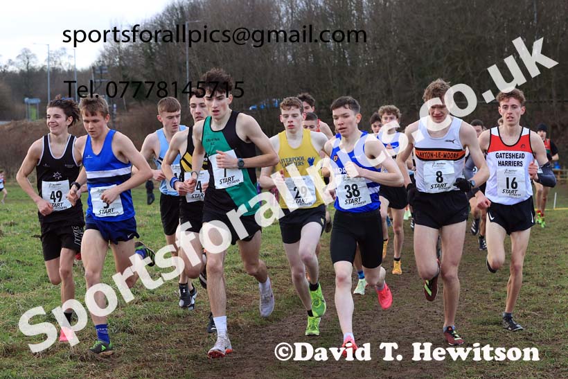 Junior Mens 2024 Northern Cross Country Champs., Sedgefield. Photo: David T. Hewitson/Sports for All Pics